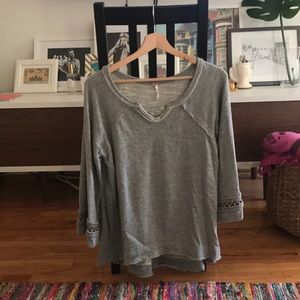 Grey Free People Sweater